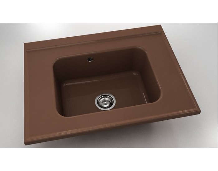 Mивка Classic 219, Polymer marble, 17 Светло венге, с включен сифон