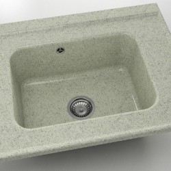  Mивка Classic 219, Granicite, 210 Pewter, с включен сифон  - Кухня