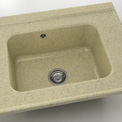  Mивка Classic 219, Granicite, 229 Sandcastle, с включен сифон  - Кухня