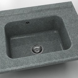  Mивка Classic 219, Granicite, 254 Slate, с включен сифон  - Кухня