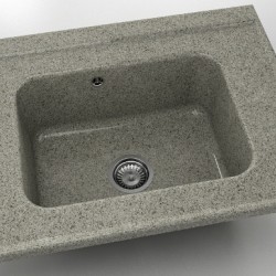  Mивка Classic 219, Granicite, 255 Tweed, с включен сифон  - Кухня