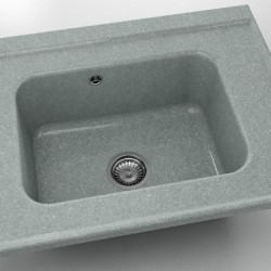  Mивка Classic 219, Granicite, 259 Platina, с включен сифон  - Кухня