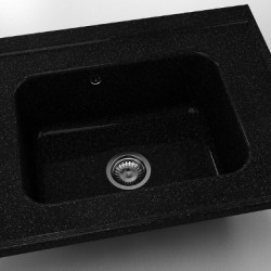  Mивка Classic 219, Granicite, 422 Galaxy Black, с включен сифон  - Кухня