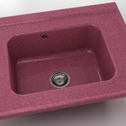  Mивка Classic 219, Granicite, 460 Violet, с включен сифон  - Кухня