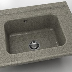  Mивка Classic 219, Granicite, 940 Space Gray, с включен сифон  - Кухня