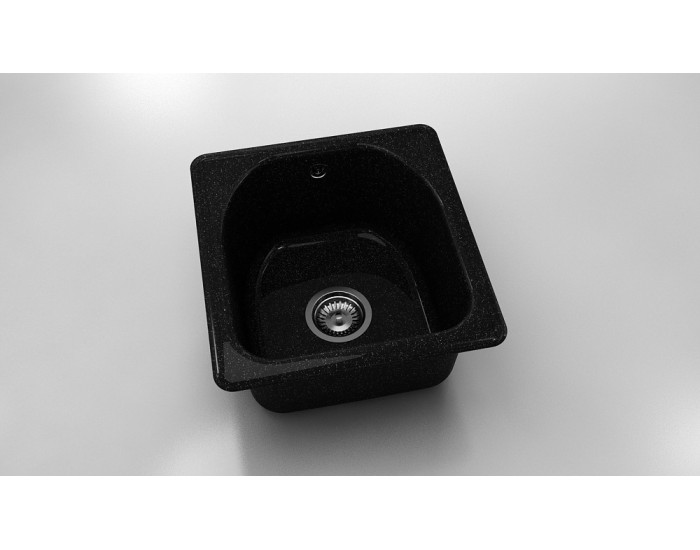 Мивка Classic 217, Granicite, 422 Galaxy Black, с включен сифон