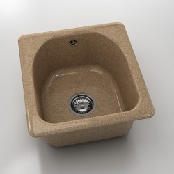 Мивка Classic 217, Granicite, 810 Cinnamon, с включен сифон  - FAT