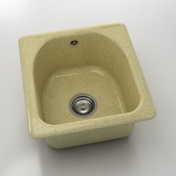 Мивка Classic 217, Granicite, 879 Cocoa cream, с включен сифон  - FAT