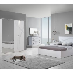 Спален комплект Matrix, Bianco - Спални комплекти