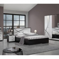 Спален комплект Matrix, Bianco-Nero - Спалня