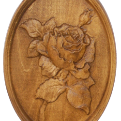 Декорация Модел Роза, цвят орех - Сувенири, Подаръци, Свещи