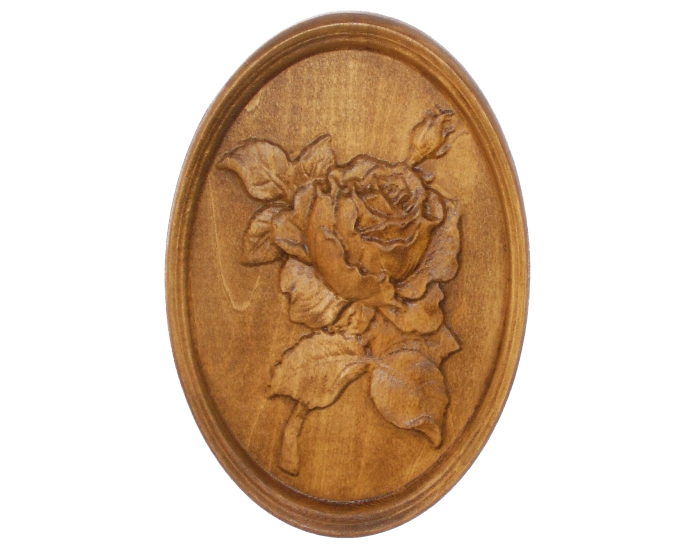 Декорация Модел Роза, цвят орех