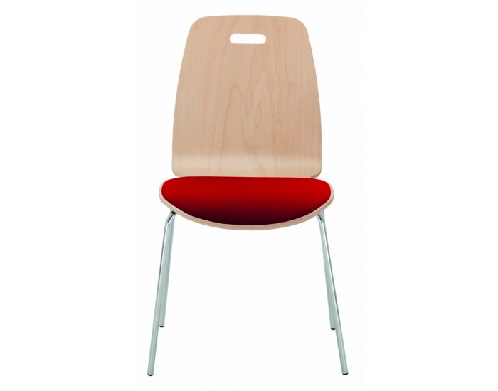 Офис стол Cafe II 4L chrome Seat plus, червен Офис стол Cafe II 4L chrome Seat plus, червен
