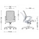 Офис стол Fly White Color Офис стол Fly White Color