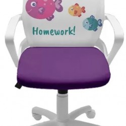Детски стол Fly White Fish - Офис столове