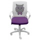 Детски стол Fly White Purple Cat