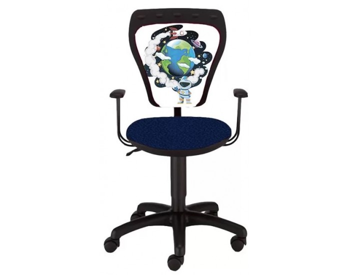 Детски стол Ministyle Black Astro Around the Eart