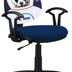Детски стол Smart Black Astro Panda - Furnit