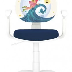 Детски стол Smart White Fairy Wave - Офис столове
