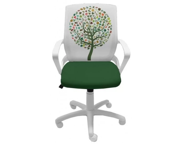 Детски стол Fly White Save The Planet