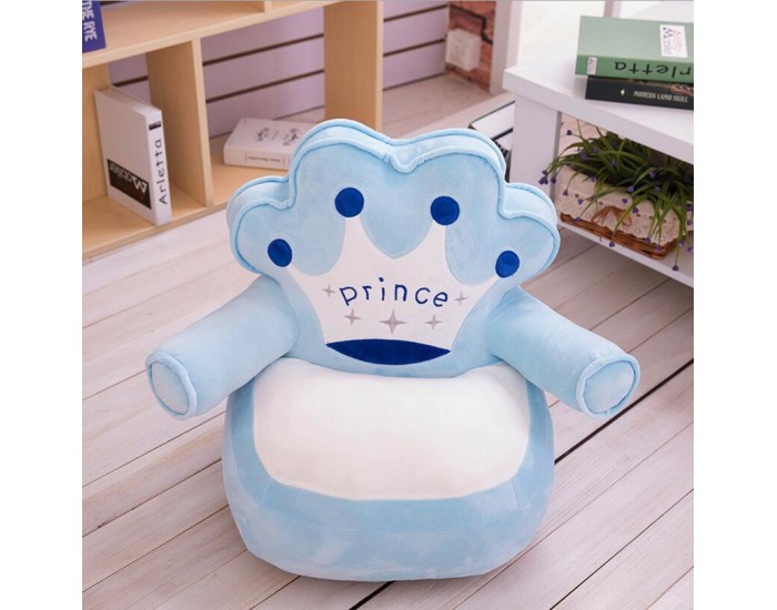 Детски плюшен фотьойл Smart Blue Prince Детски плюшен фотьойл Smart Blue Prince
