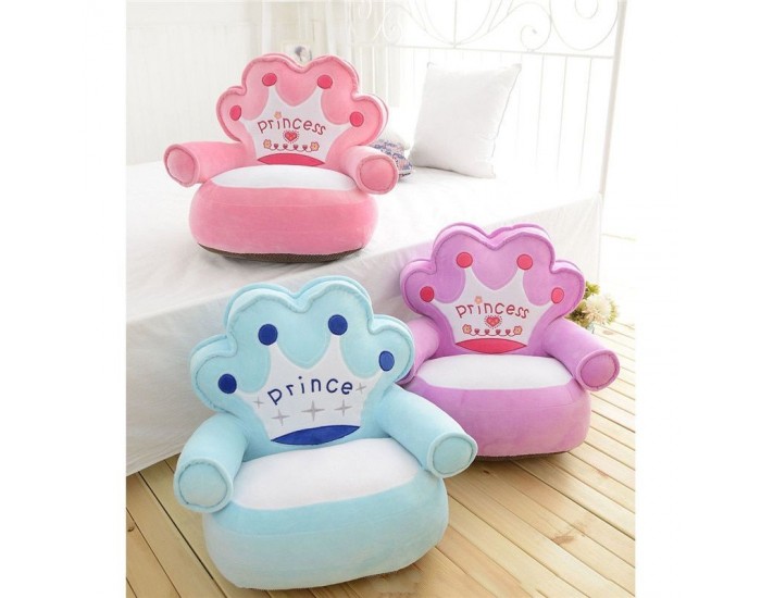 Детски плюшен фотьойл Smart Blue Prince Детски плюшен фотьойл Smart Blue Prince
