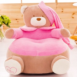 Детски плюшен фотьойл Smart Pink Bear - Детски легла