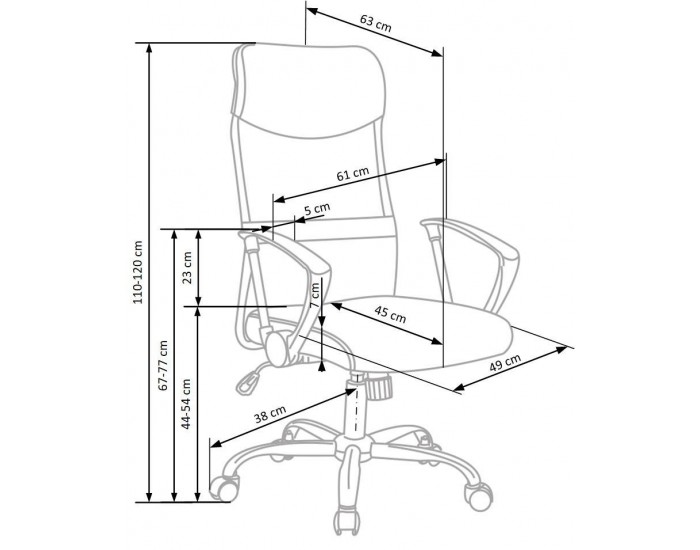 Офис стол BM-Vire Skid 1