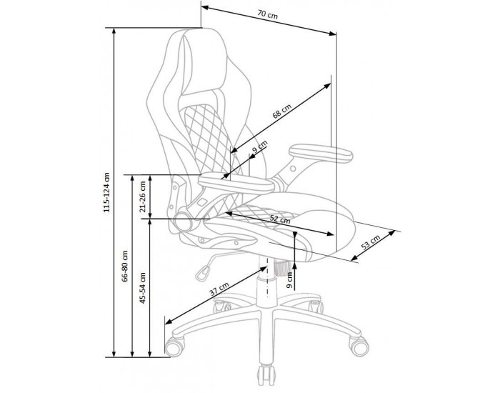 Офис стол Sonic 1
