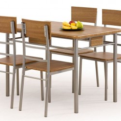 Трапезен комплект BM-Natan 1 - маса + 4 стола - Комплекти маси и столове