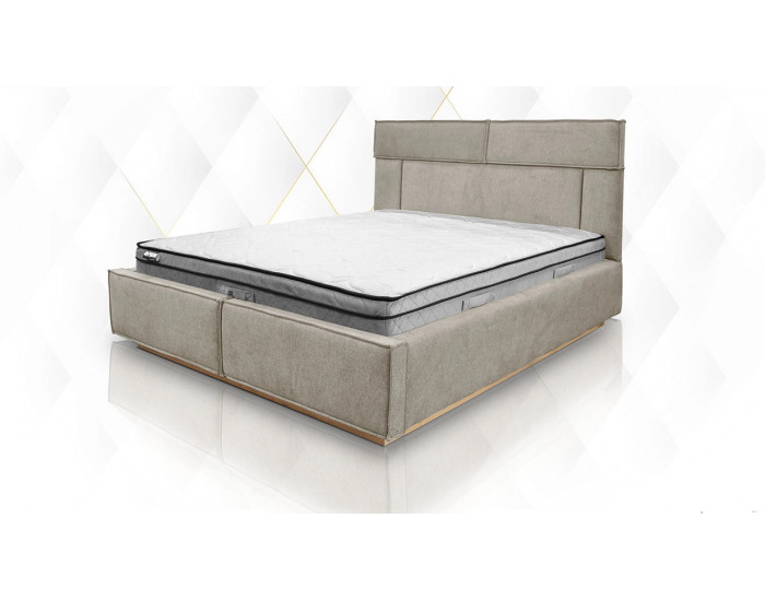 Тапицирана спалня модел Джорджия 160/200, Бежова