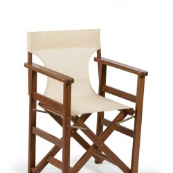 Стол BM-Orpheus, 53/56/87, PVC, цвят Орех, мебели от Буков масив - Градински столове