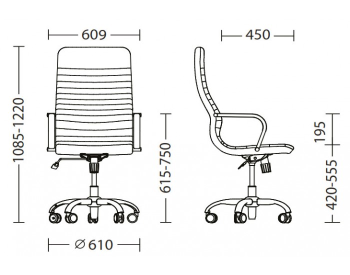 Мениджърски офис стол Liberty