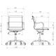 Мениджърски офис стол Slim FX LB