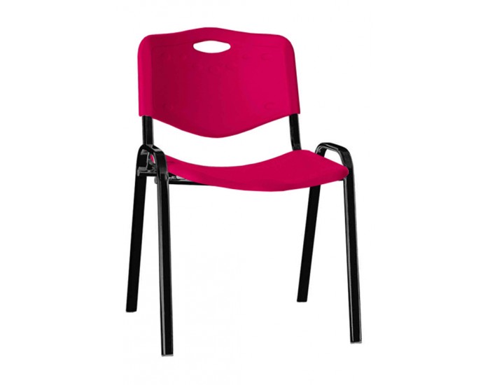 Посетителски офис стол Iso Plastic Black Посетителски офис стол Iso Plastic Black
