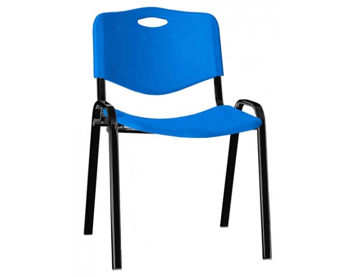 Посетителски офис стол Iso Plastic Black Посетителски офис стол Iso Plastic Black