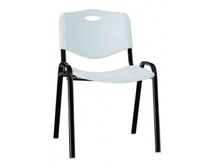 Посетителски офис стол Iso Plastic Black Посетителски офис стол Iso Plastic Black