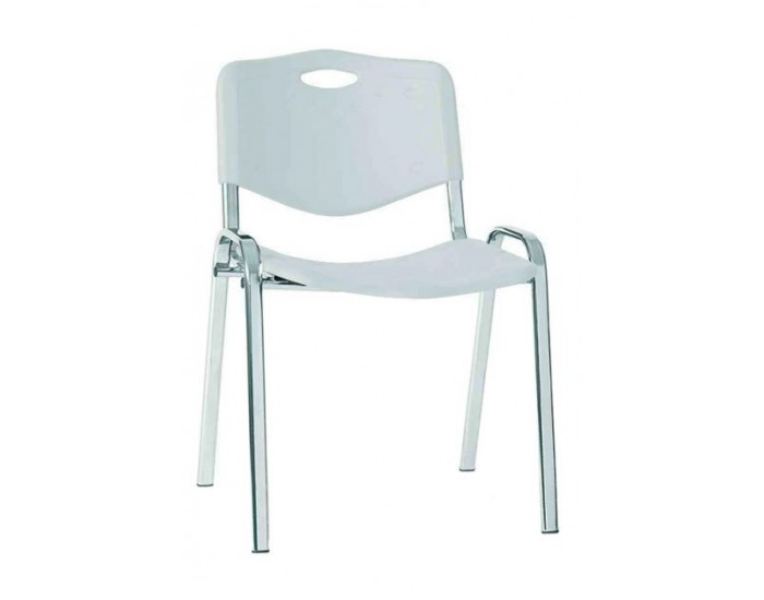 Посетителски офис стол Iso plastic chrome