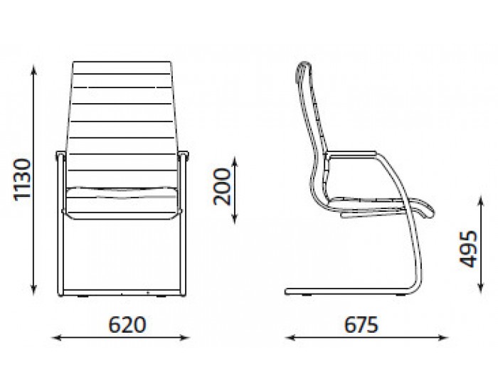 Посетителски офис стол Lynx CFP