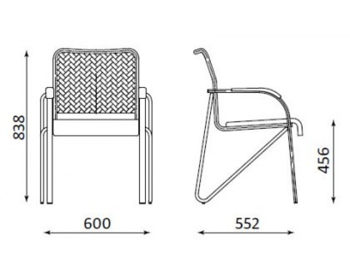 Посетителски офис стол Samba Net