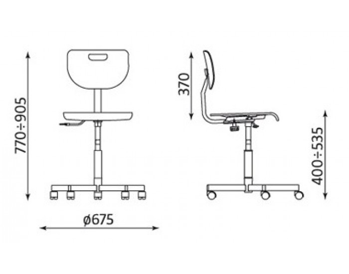 Работен офис стол Werek Seat Plus (еко кожа)