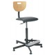Работен офис стол Werek Seat Plus Foot Base (еко кожа)