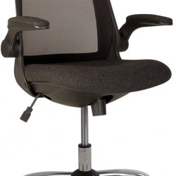 Работен офис стол Glory Black Chrome - Офис столове