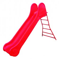       Пързалка  с голяма метална  стълба-червена - Външни съоражения