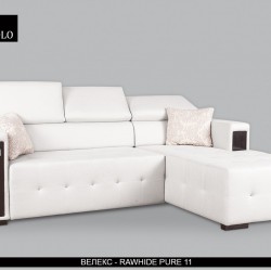 Ъглов диван Apolo BM, с ракла, разтегателен - Мека мебел