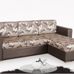 Ъглов диван Elegance - 1 BM, с ракла, разтегателен - Мека мебел