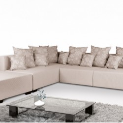 Ъглов диван Leonardo M5 BM,с ракла, разтегателен - Мека мебел