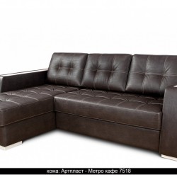 Ъглов диван Madeyra BM, с ракла, разтегателен - Мека мебел