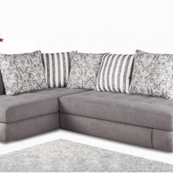 Ъглов диван Milano BM, с ракла, разтегателен - Мека мебел