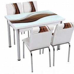 Трапезна маса CB 018 със столове CB 018 - Комплекти маси и столове